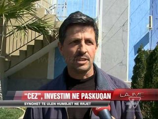 "CEZ", investim në Paskuqan - News, Lajme - Vizion Plus