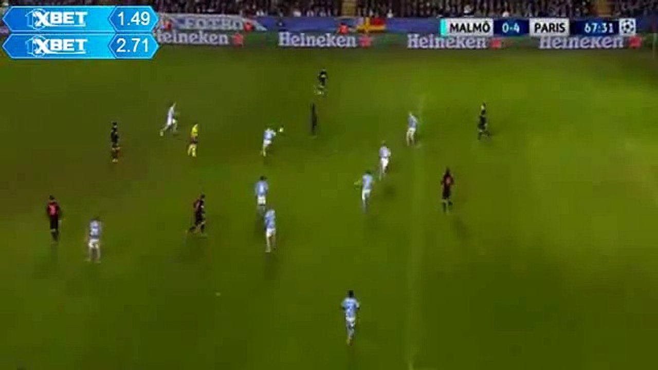 0-4 Ángel Di Maria Amazing Second Goal - Malmö v. Paris SG 25.11.2015 HD