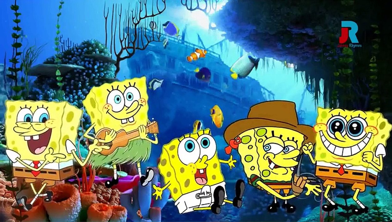 SpongeBob SquarePants Finger Family Song Nursery Rhymes | SpongeBob Songs Cartoon Baby Lea