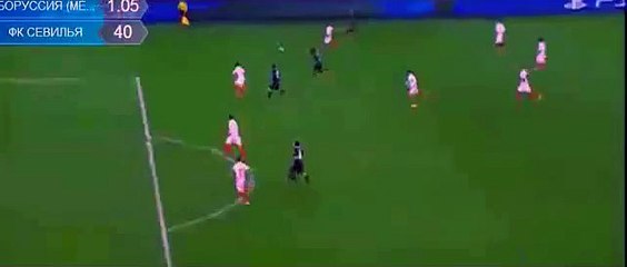 Fabian Johnson Amazing Goal - Mönchengladbach vs Sevilla 2-0 25⁄11⁄2015
