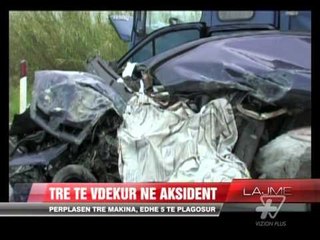 Download Video: Aksident në Fier, 3 të vdekur dhe 5 të plagosur - News, Lajme - Vizion Plus