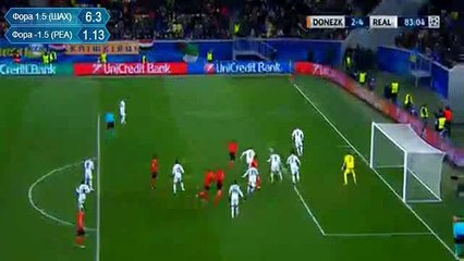 2-4 Dentinho Goal - Shakhtar Donetsk v. Real Madrid 25.11.2015 HD
