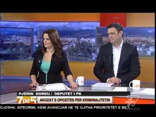 7pa5 - Akuzat e opozitës për kriminalitetin - 16 Prill 2014 - Show - Vizion Plus