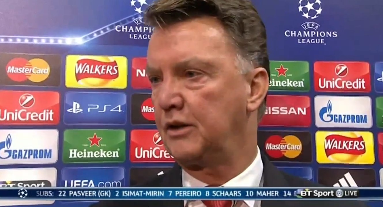 La déception de Louis van Gaal