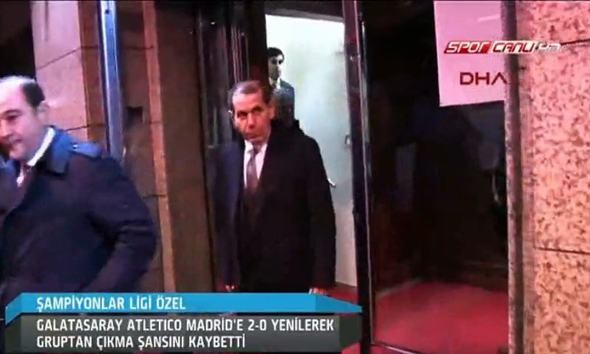 Atleico Madrid-Galatasaray 2-0 | Maç sonu Mustafa Denizli'nin açıklamaları