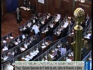 MIRATOHET GJYKATA SPECIALE HASHIM THAÇI,"PADREJTESI,POR ESHTE E VETMJA MUNDESI" LAJM