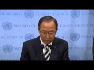 BAN KI MOON PER SIRINE KOMUNITETI NDERKOMBETAR DUHET TE GJEJE NJE ZGJIDHJE PER TE LAJM