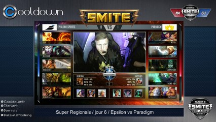 SMITE - SuperRegionals - Finale EU Epsilon esport vs Paradigm - game 2