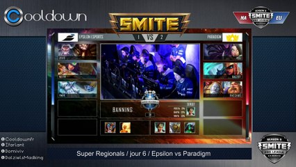 SMITE - SuperRegionals - Finale EU Epsilon esport vs Paradigm - game 4