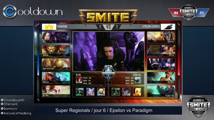 SMITE - SuperRegionals - Finale EU Epsilon esport vs Paradigm - game 5
