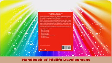 Handbook of Midlife Development Read Online