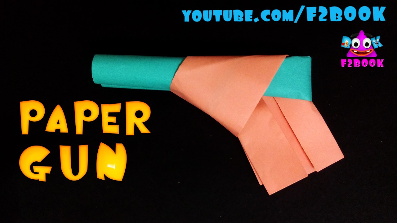Origami For Kids Paper Crafts Instructions || How to make a Paper Gun