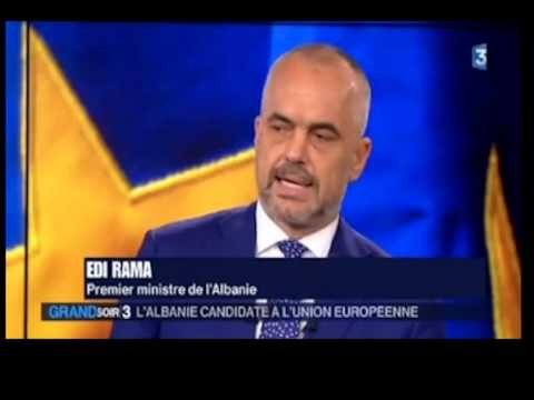 EDI RAMA NE TV FRANCEZ JA PSE SHQIPERISE NUK I DUHET MOHUAR STATUSI I VENDIT KANDIDAT LAJM