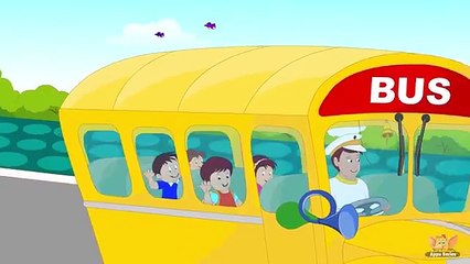 My Yellow School Bus - Nursery Rhyme with Karaoke