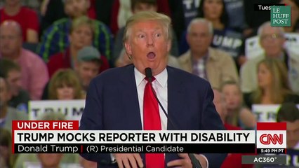 Nouveau scandale pour Donald Trump qui se moque d'un journaliste handicapé