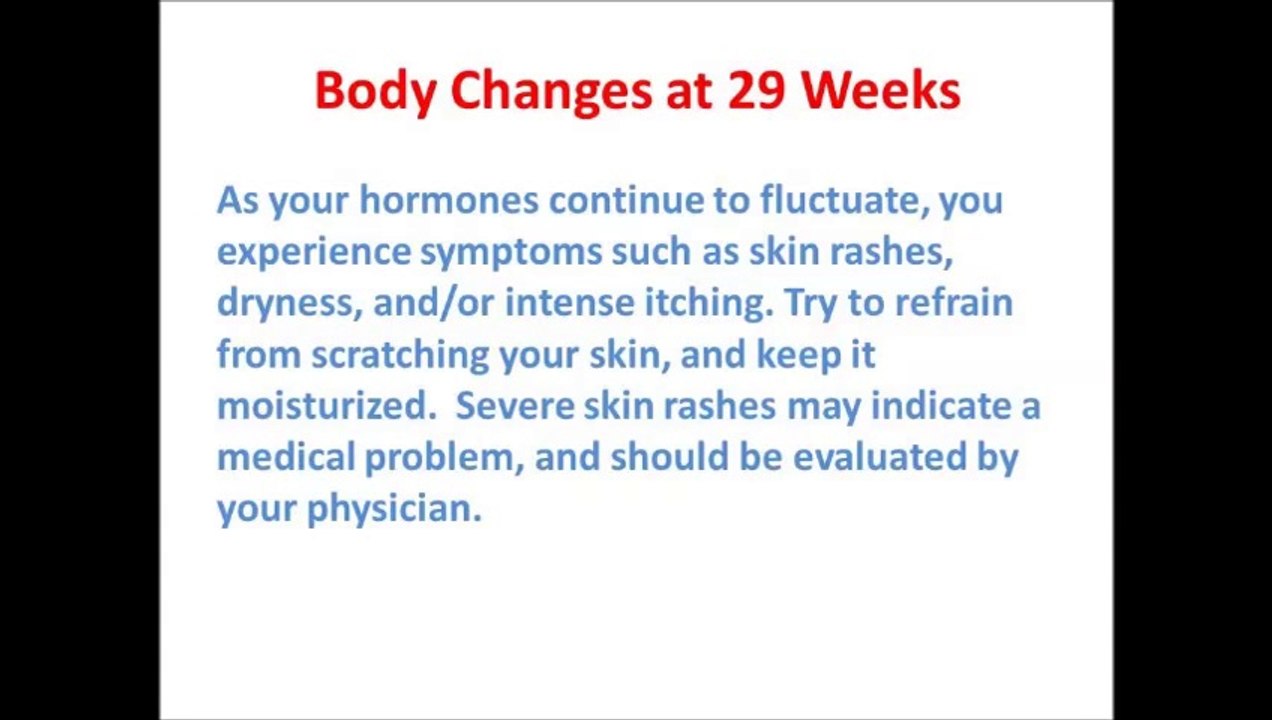 29 weeks pregnant