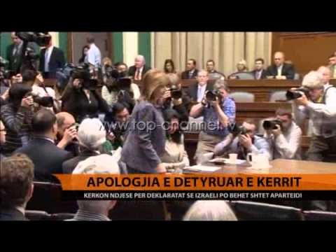 Aparteidi izraelit, Kerry kërkon falje - Top Channel Albania - News - Lajme