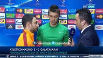 SneijderMusleraYasin ve Semihin Maç Sonu Açıklamaları Atletico Madrid 2-0 Galatasaray