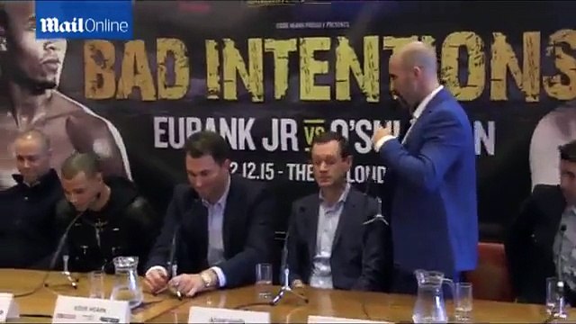 Chris Eubank Jnr refuses to face off with Spike O'Sullivan