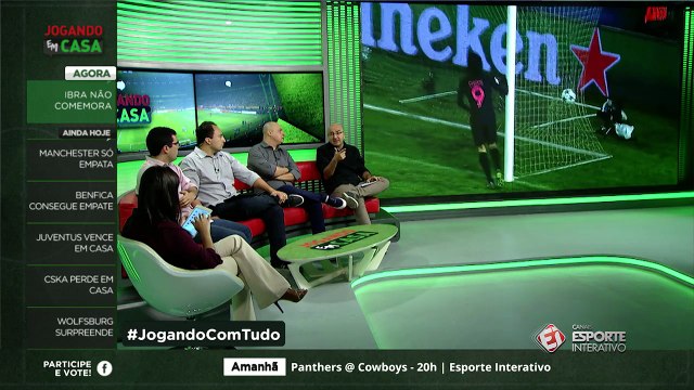 Ibrahimovic causa a discórdia no Jogando em Casa