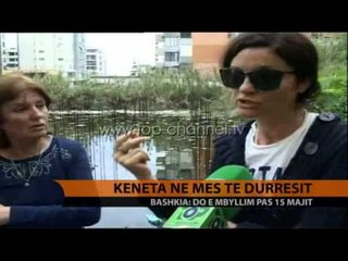 Këneta në mes të Durrësit - Top Channel Albania - News - Lajme