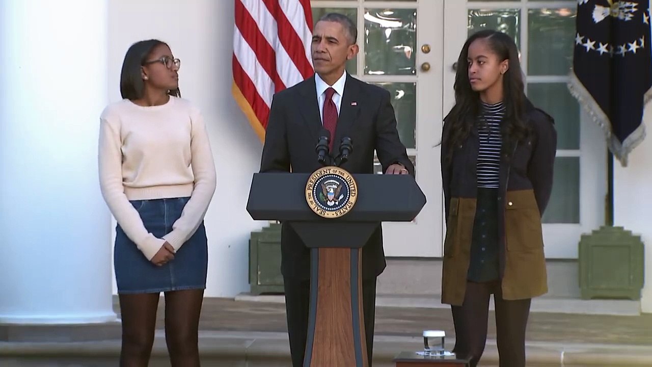 President Obama Cracks A Dad Joke While Pardoning A Turkey For Thanksgiving!