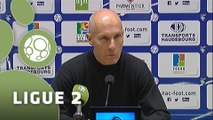 Conférence de presse Havre AC - Stade Brestois 29 (0-0) : Bob BRADLEY (HAC) - Alex  DUPONT (BREST) - 2015/2016