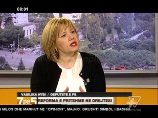 7pa5 - Reforma e pritshme ne drejtesi - 7 Maj 2014 - Show - Vizion Plus