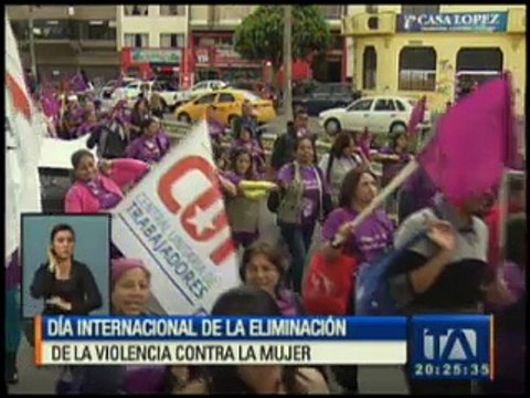Se organizó marcha en contra de la violencia de género