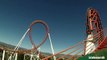Viper front seat on-ride HD POV Six Flags Magic Mountain