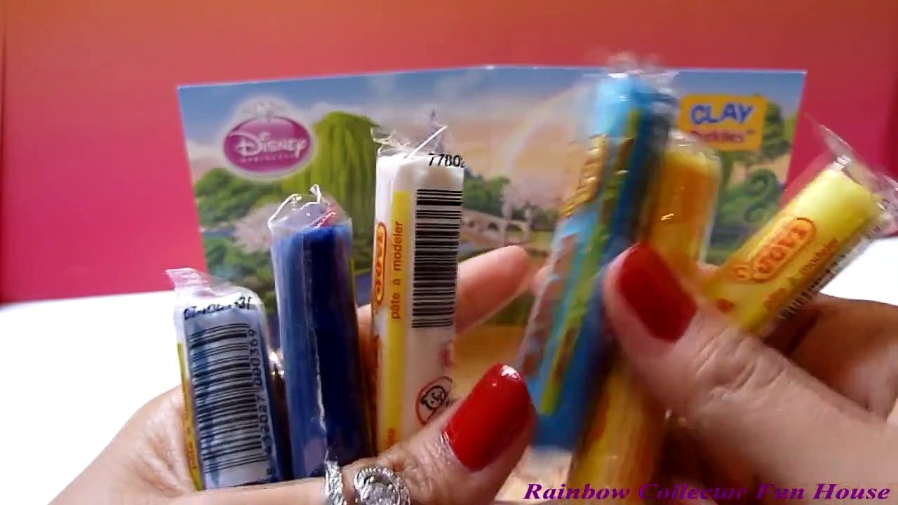 Disney Princess Play dough || Clay Buddies Activity Book || Snow white and Cinderella