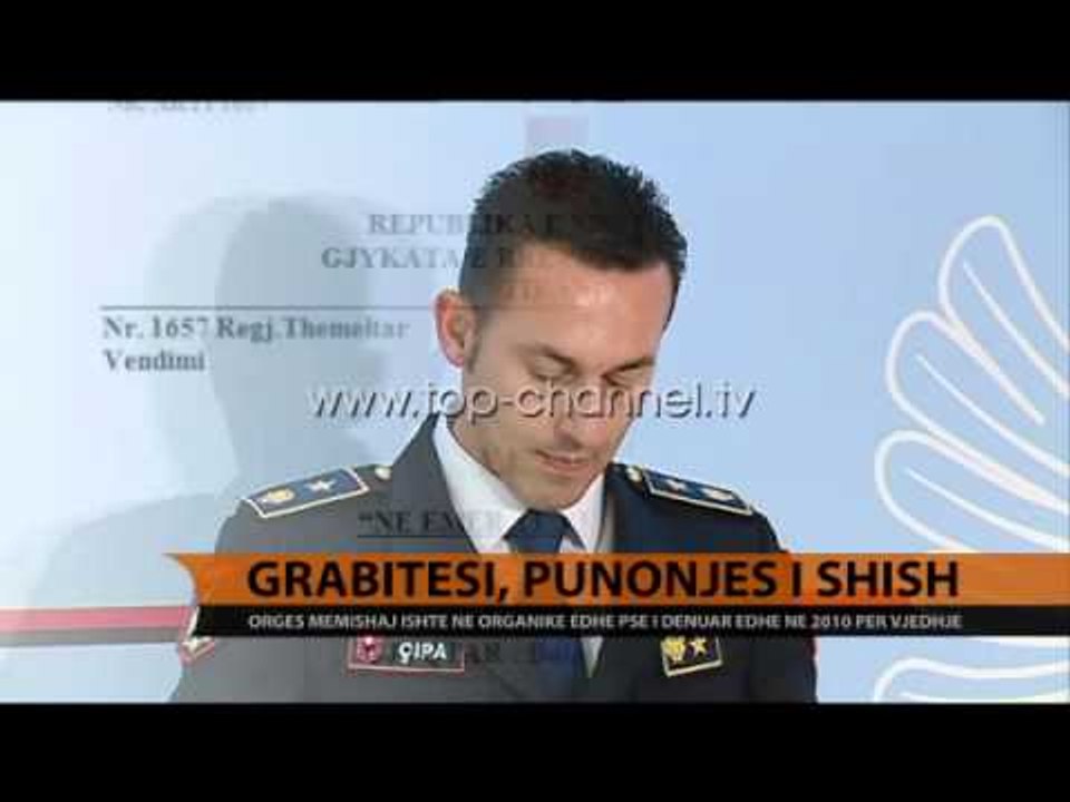 Grabitësi, punonjës i SHISH-it - Top Channel Albania - News - Lajme