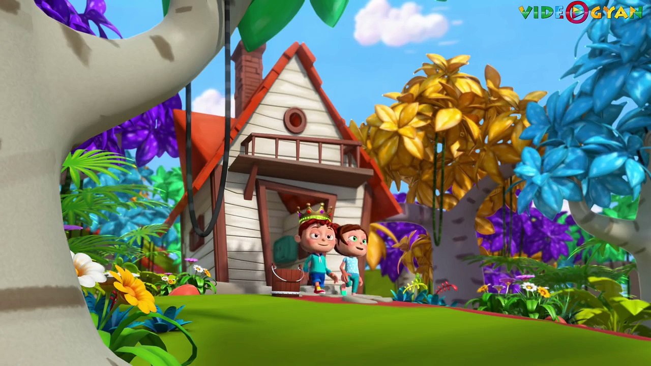 Jack and Jill Went Up The Hill  Kids Songs   3D Rhymes