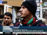 Refugiados en Francia viven en situación de vulnerabilidad social