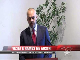 Kryeministri prezanton reformat kryesore në Vjene - News, Lajme - Vizion Plus