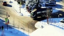 Beautiful tilt-shift video about the life of a ski village