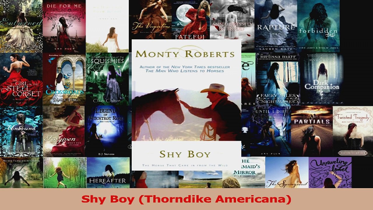 Read  Shy Boy Thorndike Americana Ebook Free