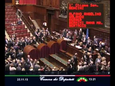 Roma - Elezione Giudici Corte Costituzionale, necessario altro scrutinio (25.11.15)