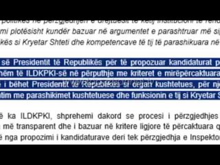 ILDKP, Nishani kthen ligjin - Top Channel Albania - News - Lajme