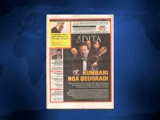 SHTYPI I DITES TITUJT KRYESORE TE FAQEVE TE PARA TE GAZETAVE SHQIPTARE E HENE 19 MAJ 2014