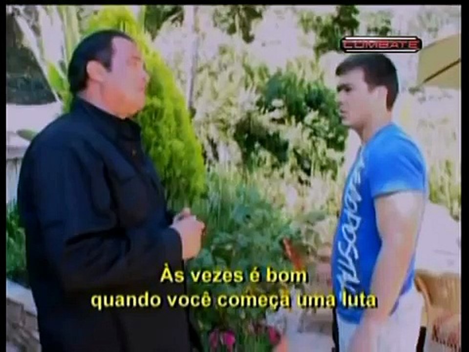 Steven Seagal enseñando a  Lyoto Machida
