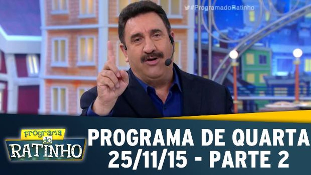 Programa do Ratinho 25.11.15 - Quarta - Parte 2