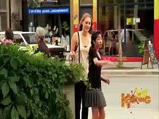 Girl Doing Prank in Public Place