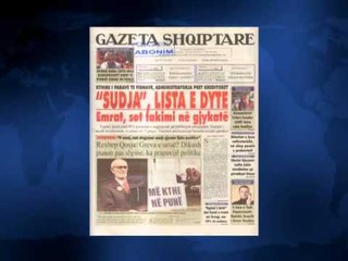 SHTYPI I DITES TITUJT KRYESORE TE FAQEVE TE PARA TE GAZETAVE SHQIPTARE E HENE 26 MAJ 2014