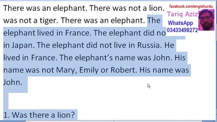 An Elephant Funny Story of the week (Learn English Through Story Lesson 15)