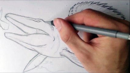 Rendering and Coloring Mosasaurus from Jurassic World