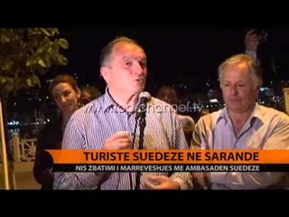 Turistë suedezë në Sarandë - Top Channel Albania - News - Lajme