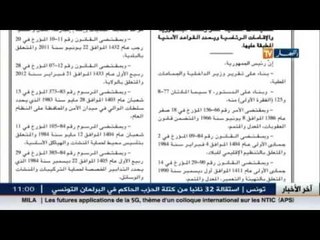 رئيس الجمهورية يقرر وضع المقرات والإقامات الرئاسية تحت الرقابة برا وجوا وبحرا