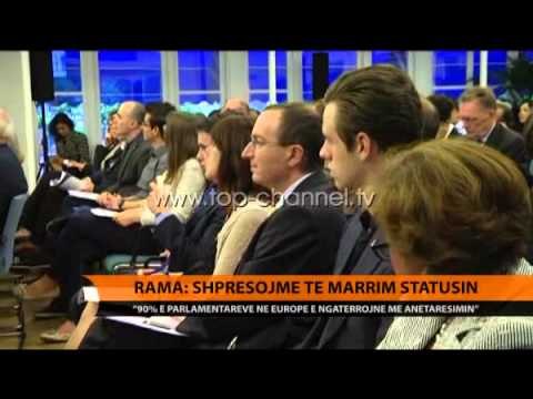 Rama: Shpresojmë të marrim statusin - Top Channel Albania - News - Lajme