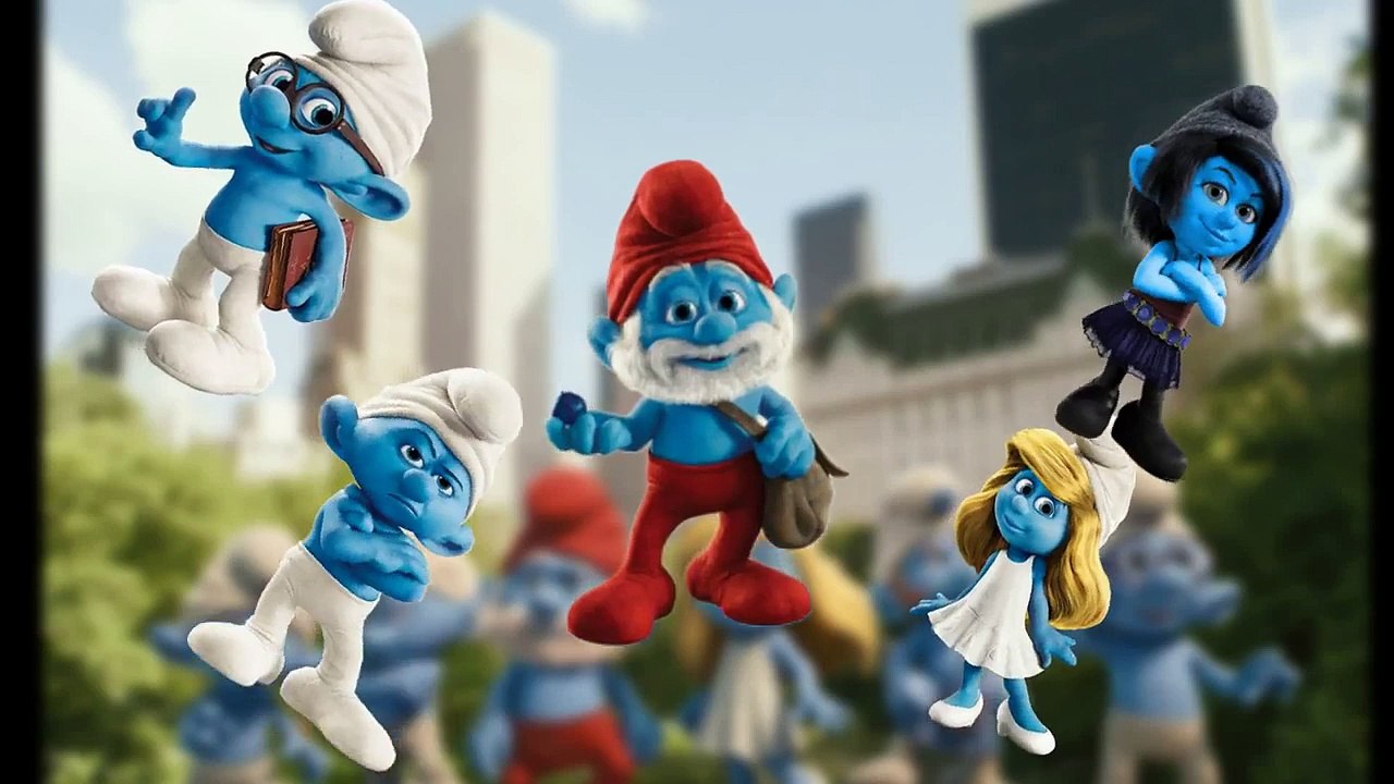 The Finger Family SMURFS Family Nursery Rhyme Smurfs Finger Family Songs Family Finger Smu